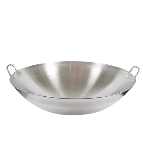 Wok chino o paila de 50 cm en acero inoxidable