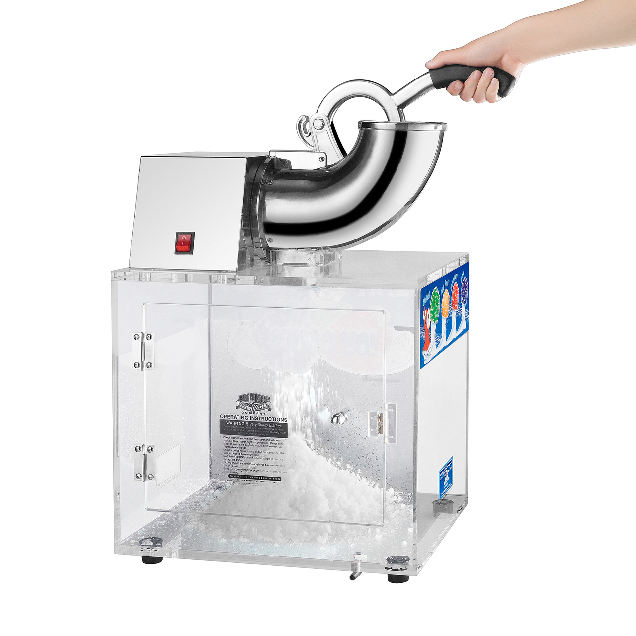 Granizadora eléctrica con tanque acrílico - miniatura 4