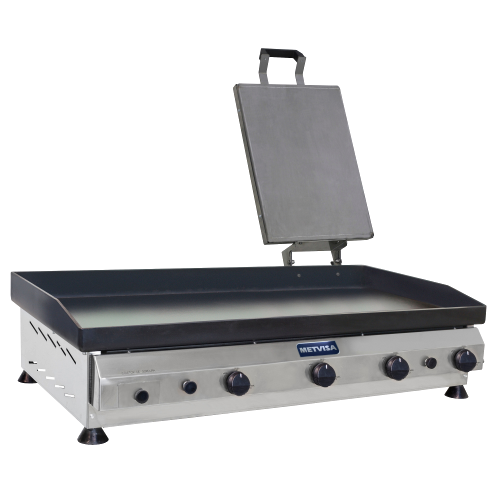 Plancha Industrial a gas con prensador de 1 m - miniatura 2