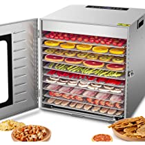 Deshidratador en Acero Inoxidable 10 Parrillas