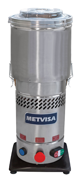 Cutter 8L Industrial en acero inoxidable Metvisa